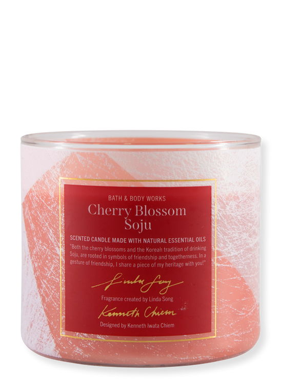 3-Docht Kerze - Cherry Blossom Soju - Limited Edition - 411g