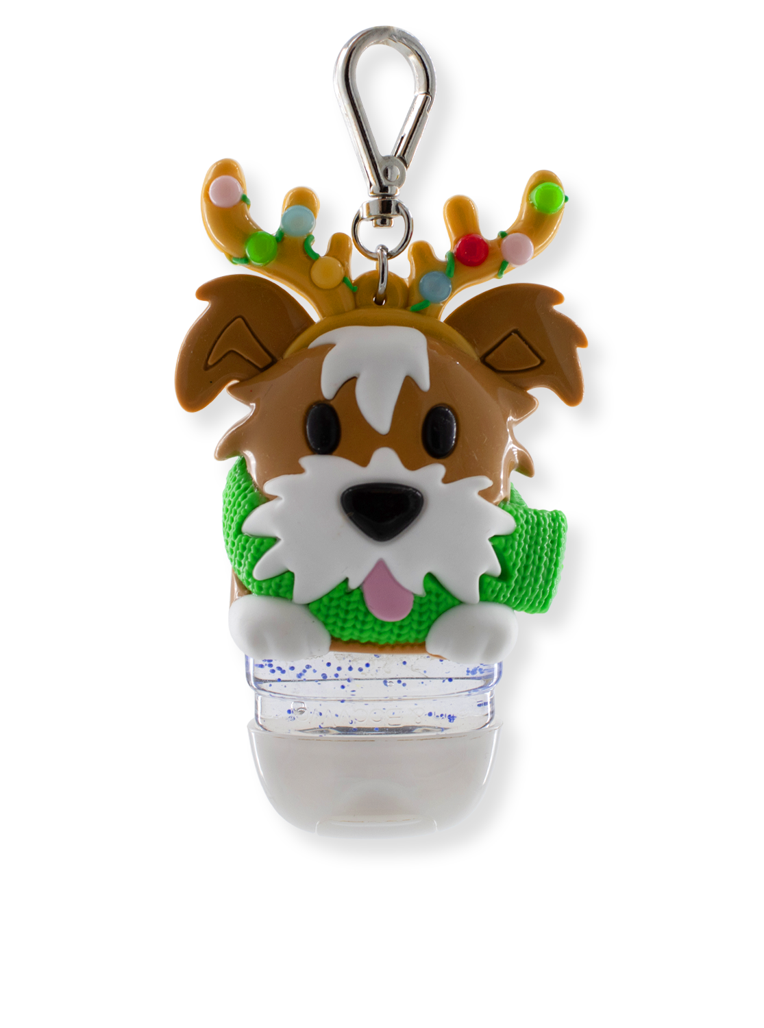 Anhänger Für Hand-Desinfektionsgel - Light-Up Festive Dog