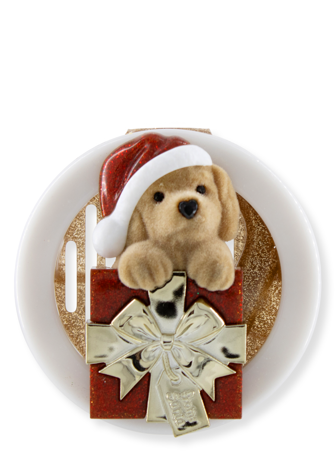 Lüftungsstecker & Visier-Clip - Dog In Present Lufterfrischer-Clip