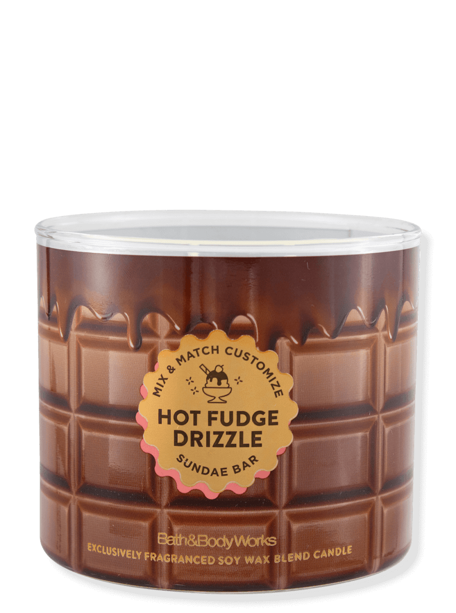 Bath & Body Works - 3-Docht Kerze - Hot Fudge Drizzle - 411g