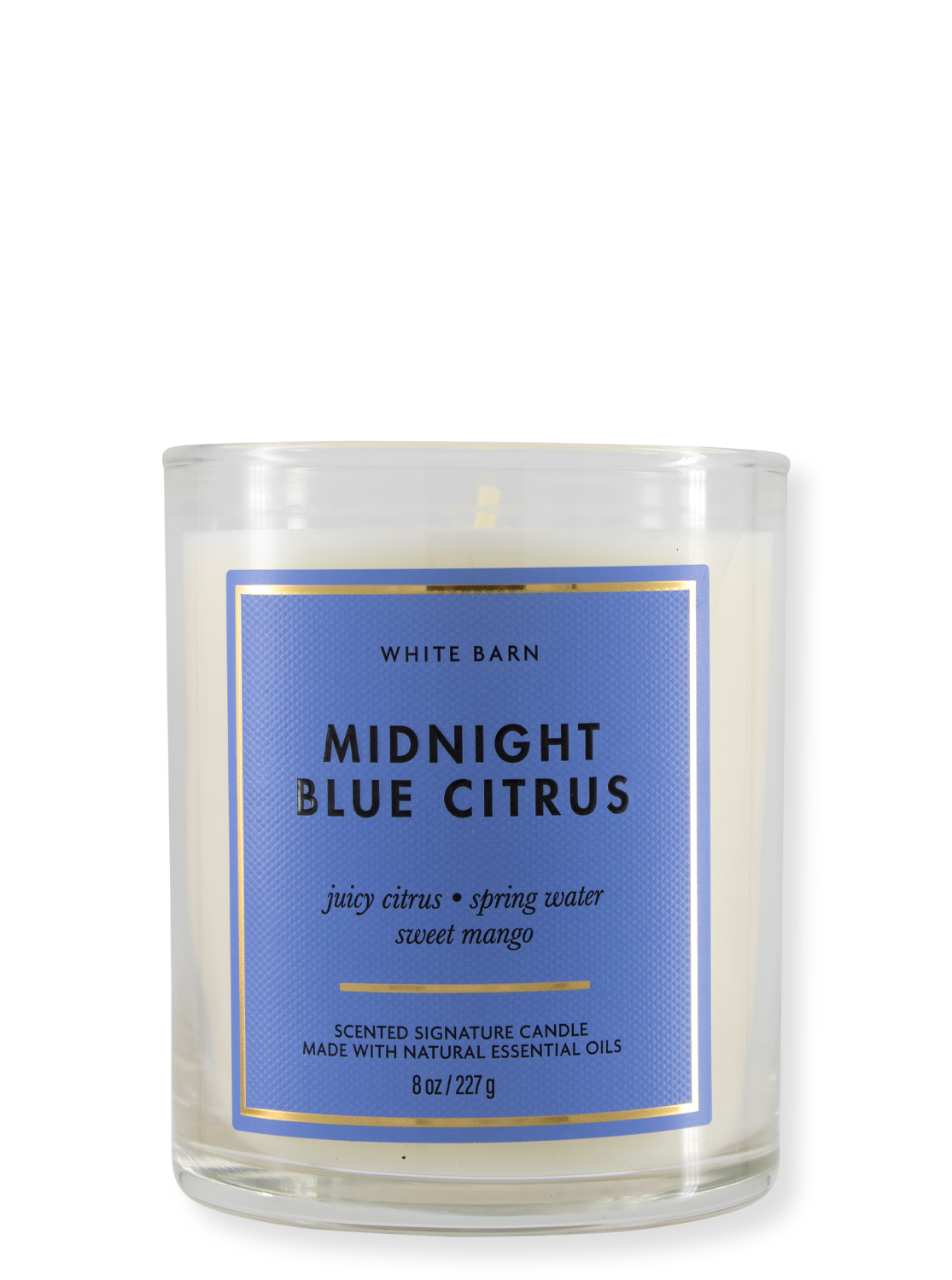 1-Docht Kerze - Midnight Blue Citrus 227G