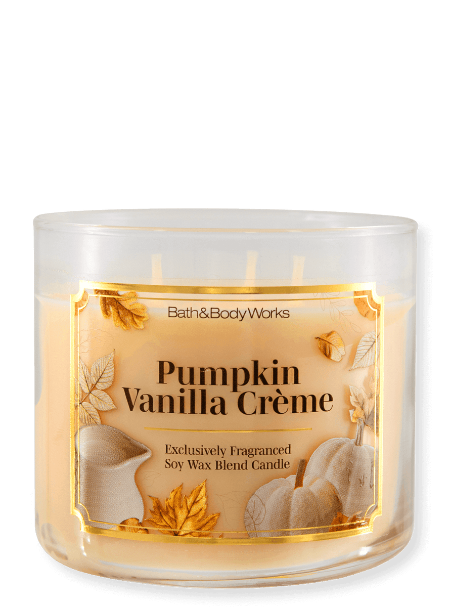 Bath & Body Works - 3-Wick Candle - Pumpkin Vanilla Créme - 411g