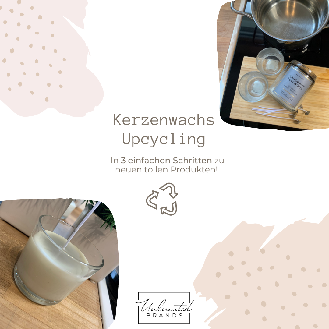 Kerzenwachs Upcycling
