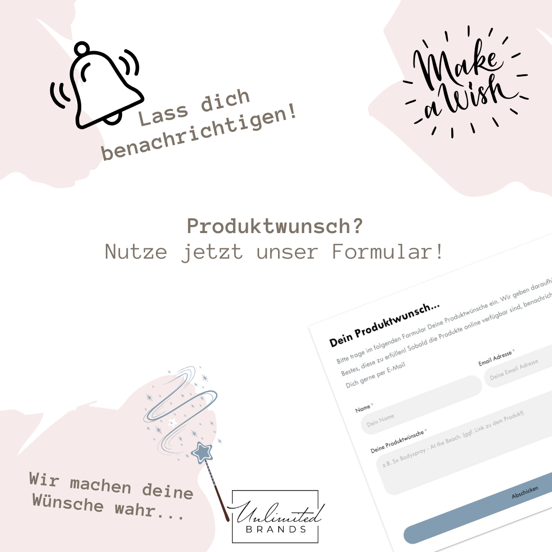 Du hast einen besonderen Produktwunsch?