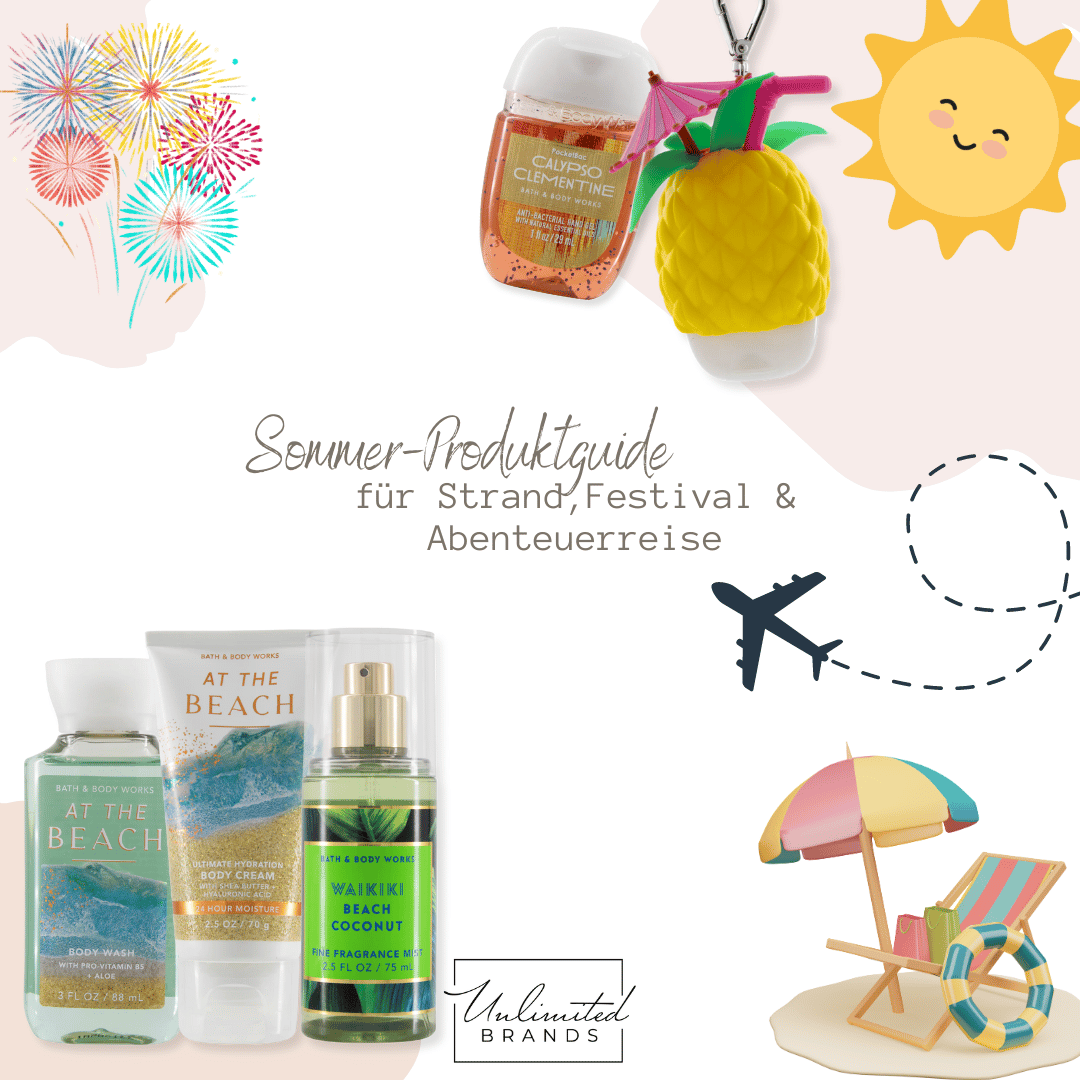 Sommer-Produktguide für Strand, Festival & Abenteuerreise
