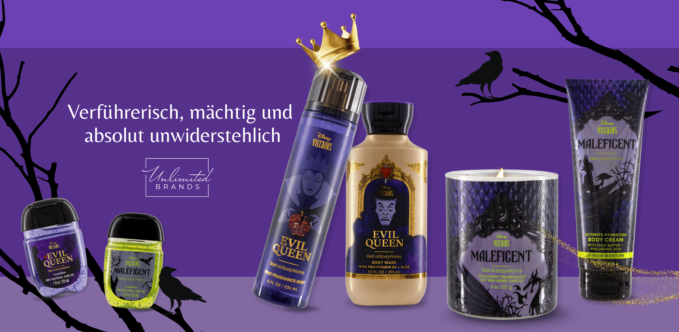 ✨ Bath & Body Works Villains Kollektion 🖤 👑