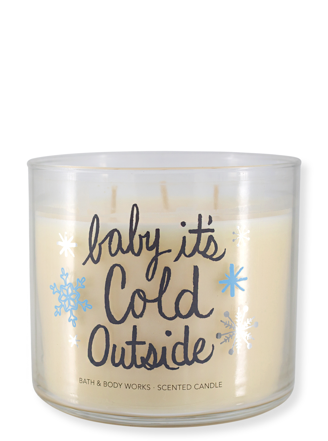 Rarity - 3 -butt candle - Baby it's cold outside - Fireside - 411g