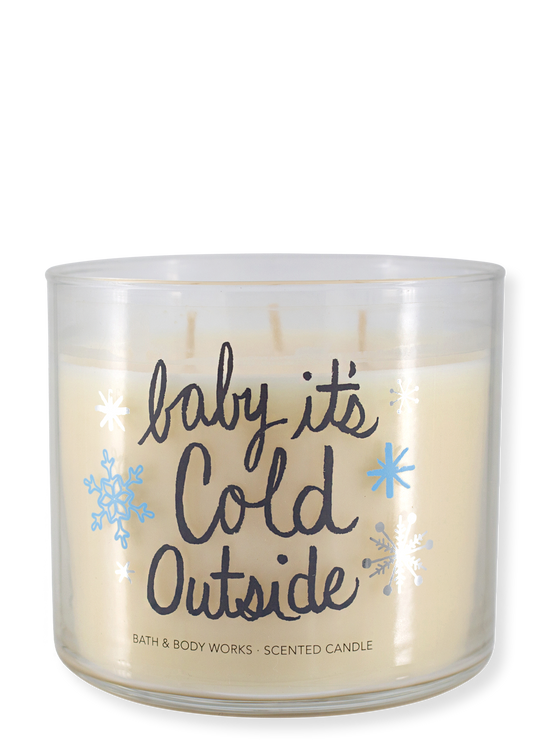 Rarity - 3 -Butt Candle - Baby It's Cold Outside - Fireside - 411g
