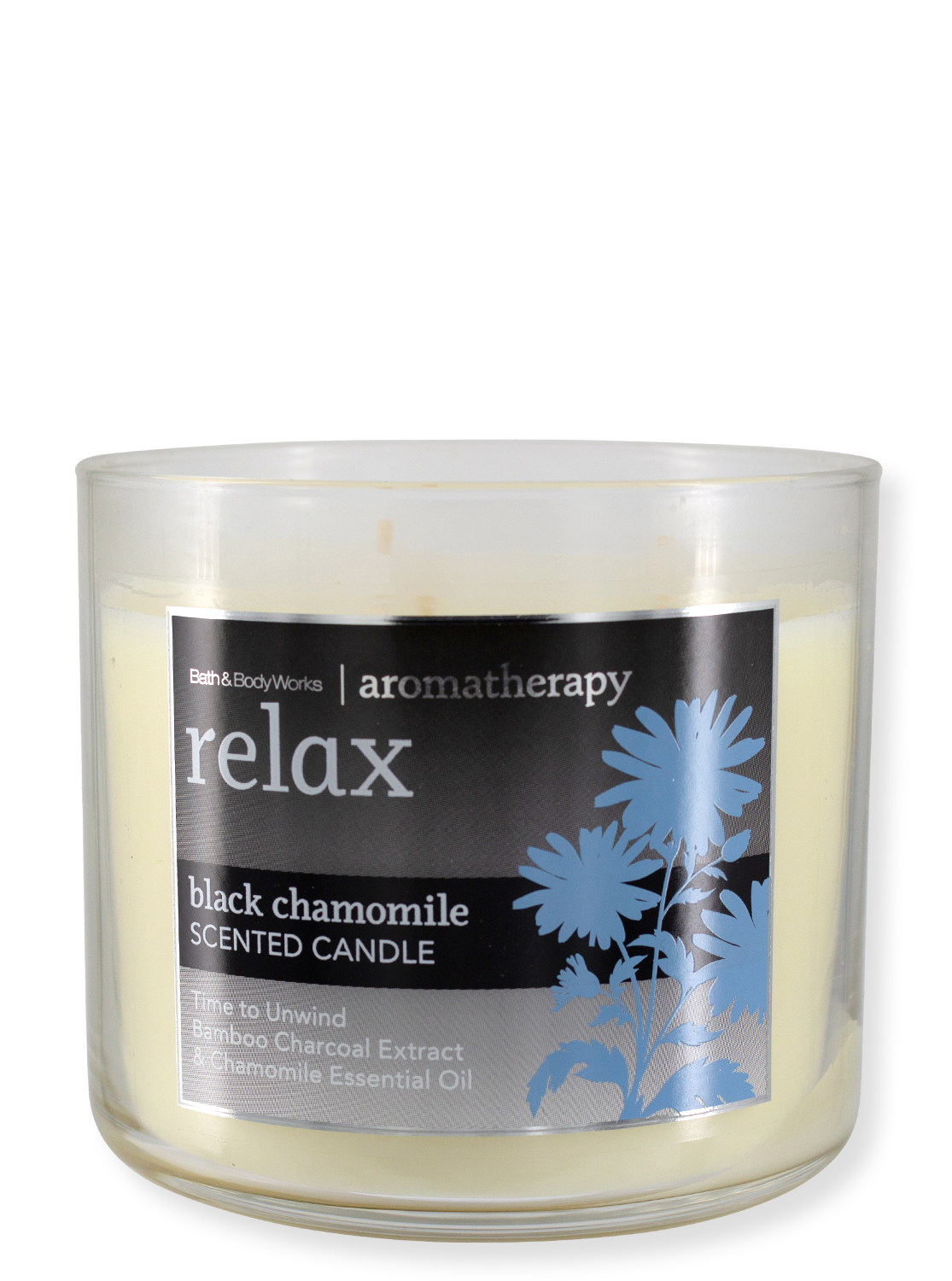 Rarity - Aromatherapy - 3-Butt Candle - Détendez-vous - Chamomille noire - 411G