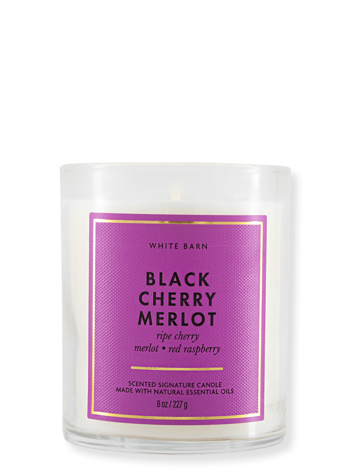 1-Docht Kerze - Black Cherry Merlot - 227g
