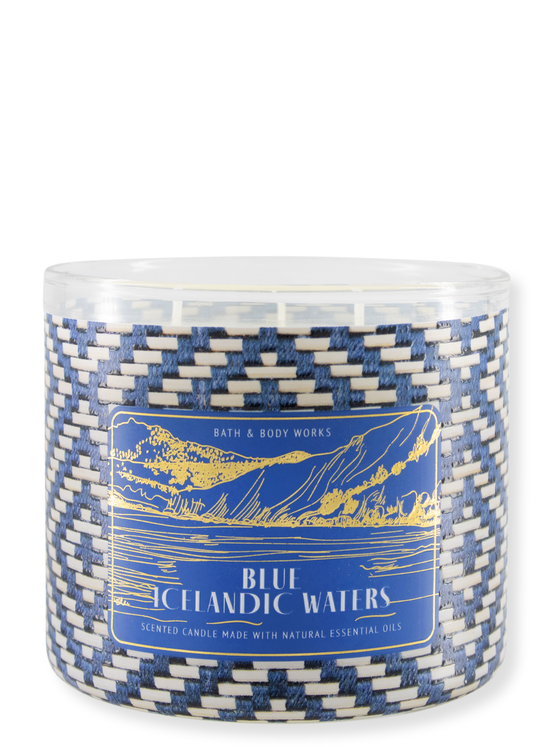 3 -Docht candle - Blue Icelandic Waters - Deep Blue Sea - 411g