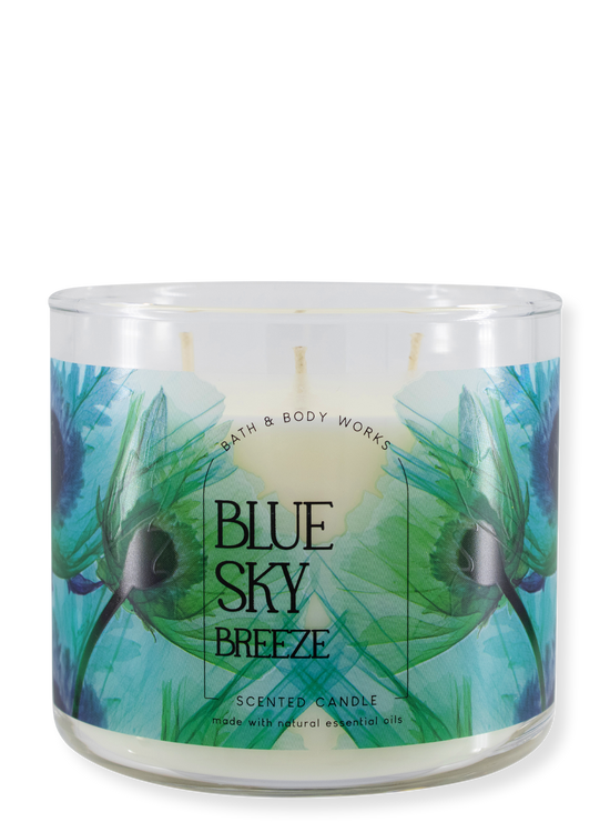 3 -Docht candle - Blue Sky Breeze - 411g