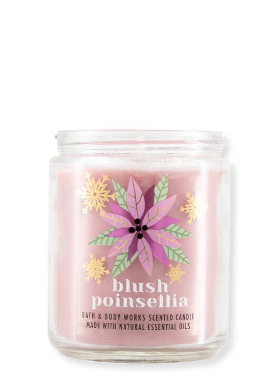1-Docht Kerze - Blush Poinsettia - 198g