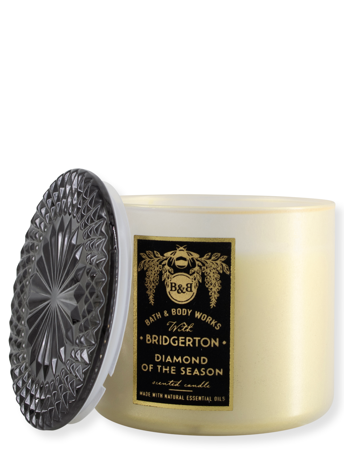 3 -Docht candle - Bridgerton - Diamond of the Season - Limited Edition - 411G