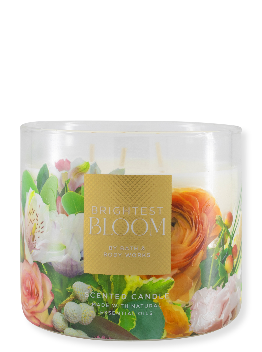 3 -Docht candle - bright test Bloom - 411g