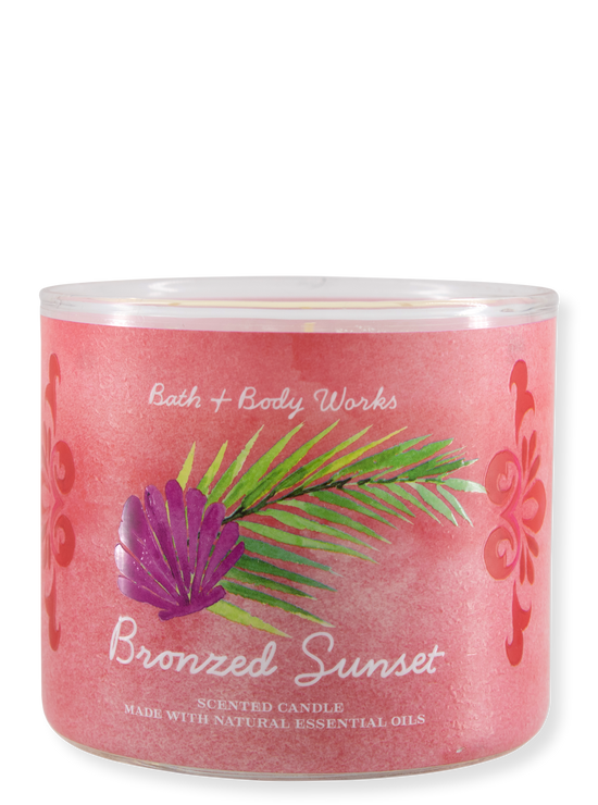 3-Wick Candle - Bronzed Sunset - 411g
