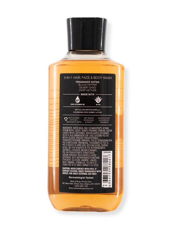 3in1 - Hair - Face & Body Wash - Canyon - For Men - 295ml
