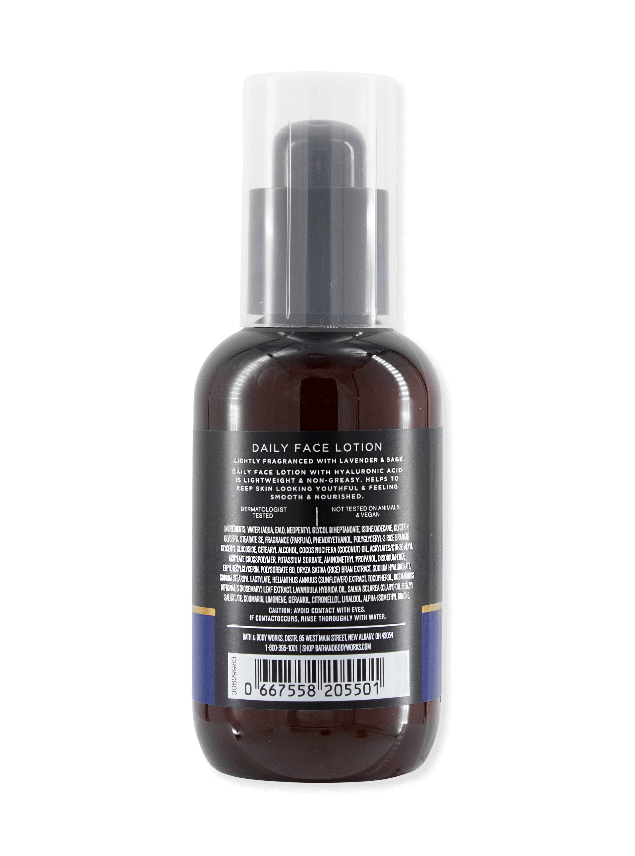 Daily Face Lotion with Hyaluronic Acid - For Men  - 100ml