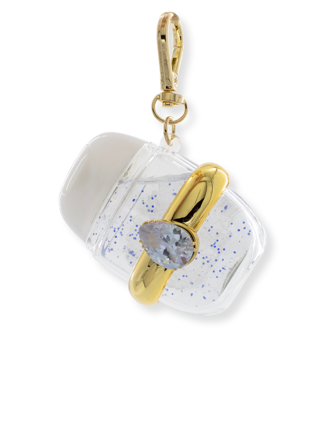 Hanger voor handdesinfectiegel - ring diamant - limited edition