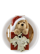 Lüftungsstecker & Visier-Clip - Dog In Present Lufterfrischer-Clip