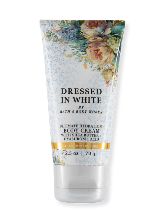 Body Cream - gekleed in wit (reisformaat) - 70 g