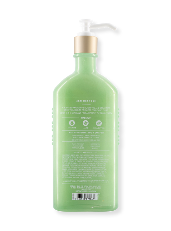 Lotion corporelle - Arôme - Rafraîchissement zen - Eucalyptus Shearmint - 192 ml