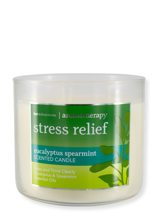 RARITÄT - Aromatherapy - 3-Docht Kerze - STRESS RELIEF - Eucalyptus Spearmint - 411g