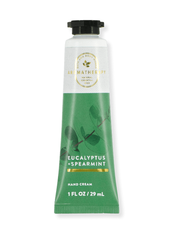 Crème Mains - Aromathérapie - Soulagement du Stress - Eucalyptus &amp; Menthe Verte - 29ml 