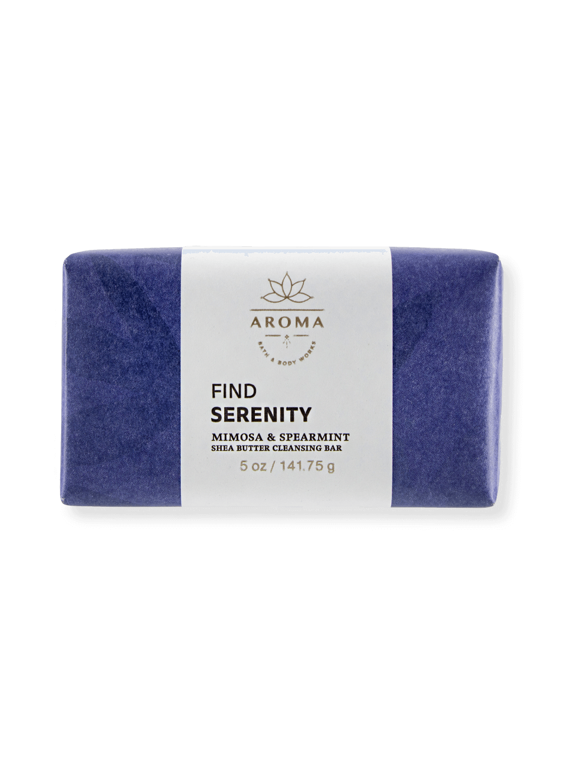 Block soap - AROMA - Find Serentity - Mimosa &amp; Spearmint - 141.75g 