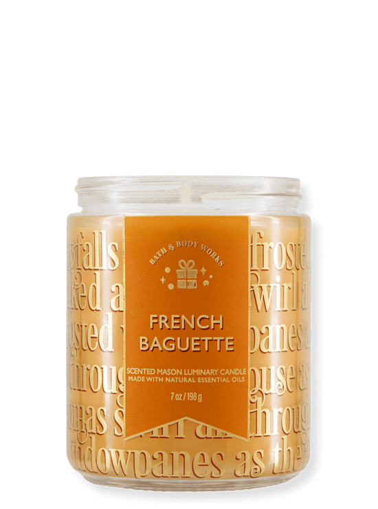 1-Docht Kerze - French Baguette - 198g