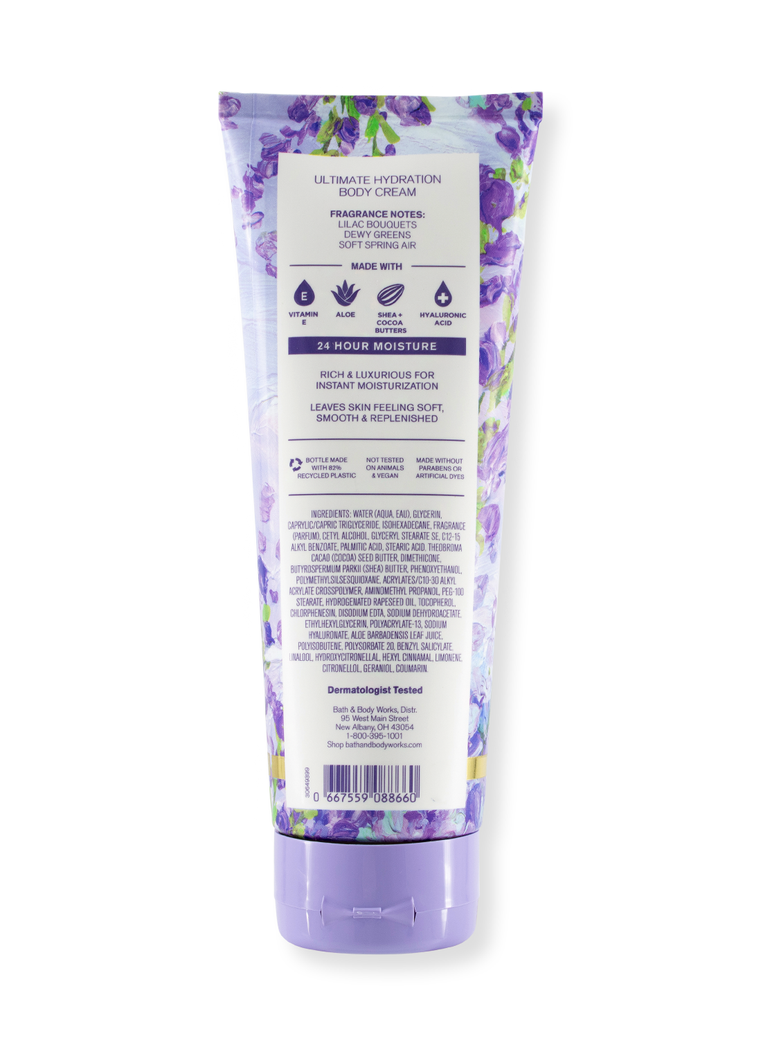 Body Cream - Fresh Cut Lilacs -  226g