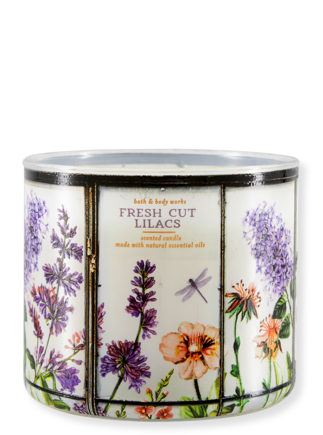 3 -Docht candle - Fresh cut Lilacs - 411g
