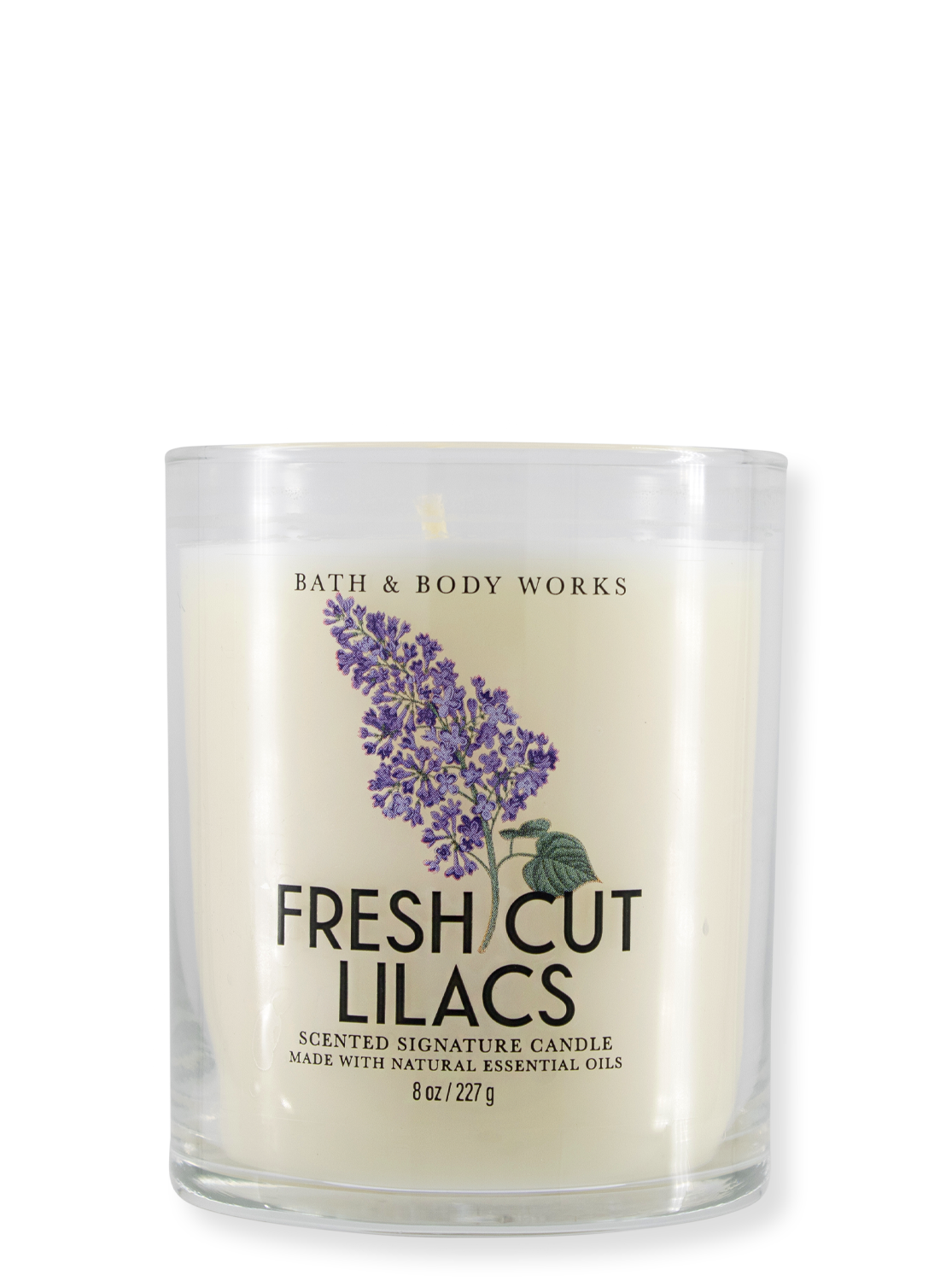 1-Wick Candle - Fresh Cut Lilacs - 227g