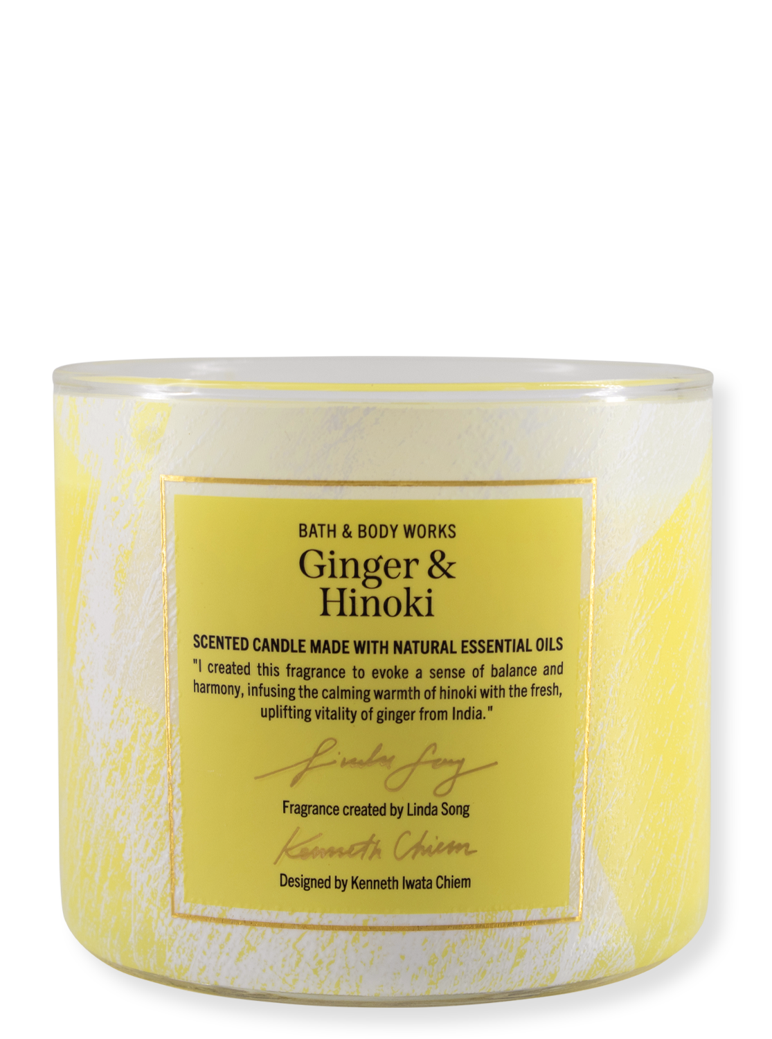3-Wick Candle - ginger & Hinoki - 411g