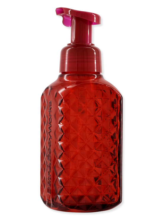 Glas-Pumpspender für Schaumseife - Rot