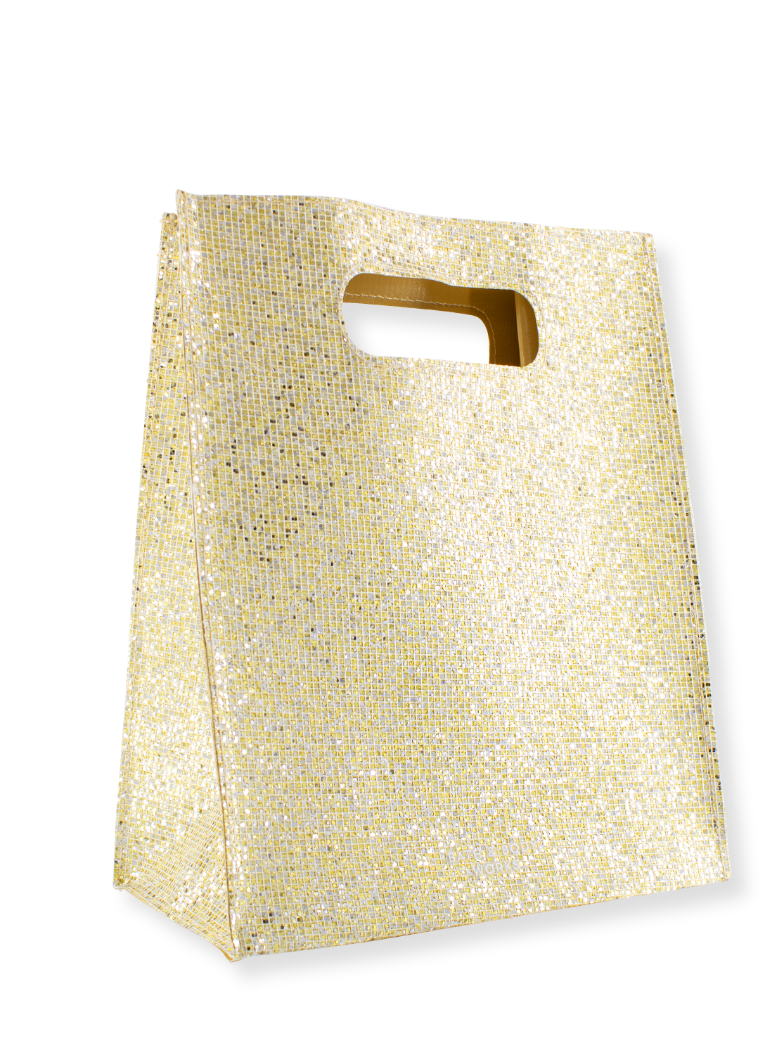 Gift Bag - Gold Glitter