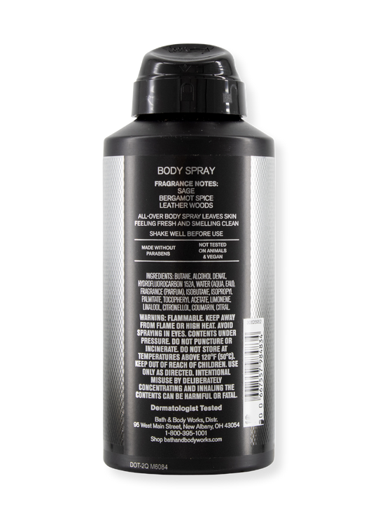 Spray corporel - Graphite - Pour les hommes - 104G