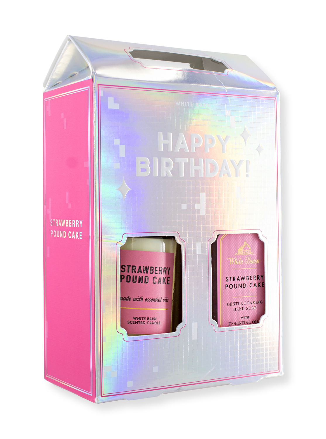 Geschenkbox  -  Happy Birthday - Strawberry Pound Cake - 259ml/198g