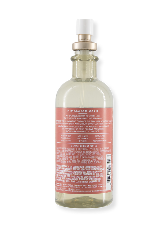Spray corporel / oreiller Mist - Arôme - Oasis de l'Himalaya - Lime Vetive - 156 ml