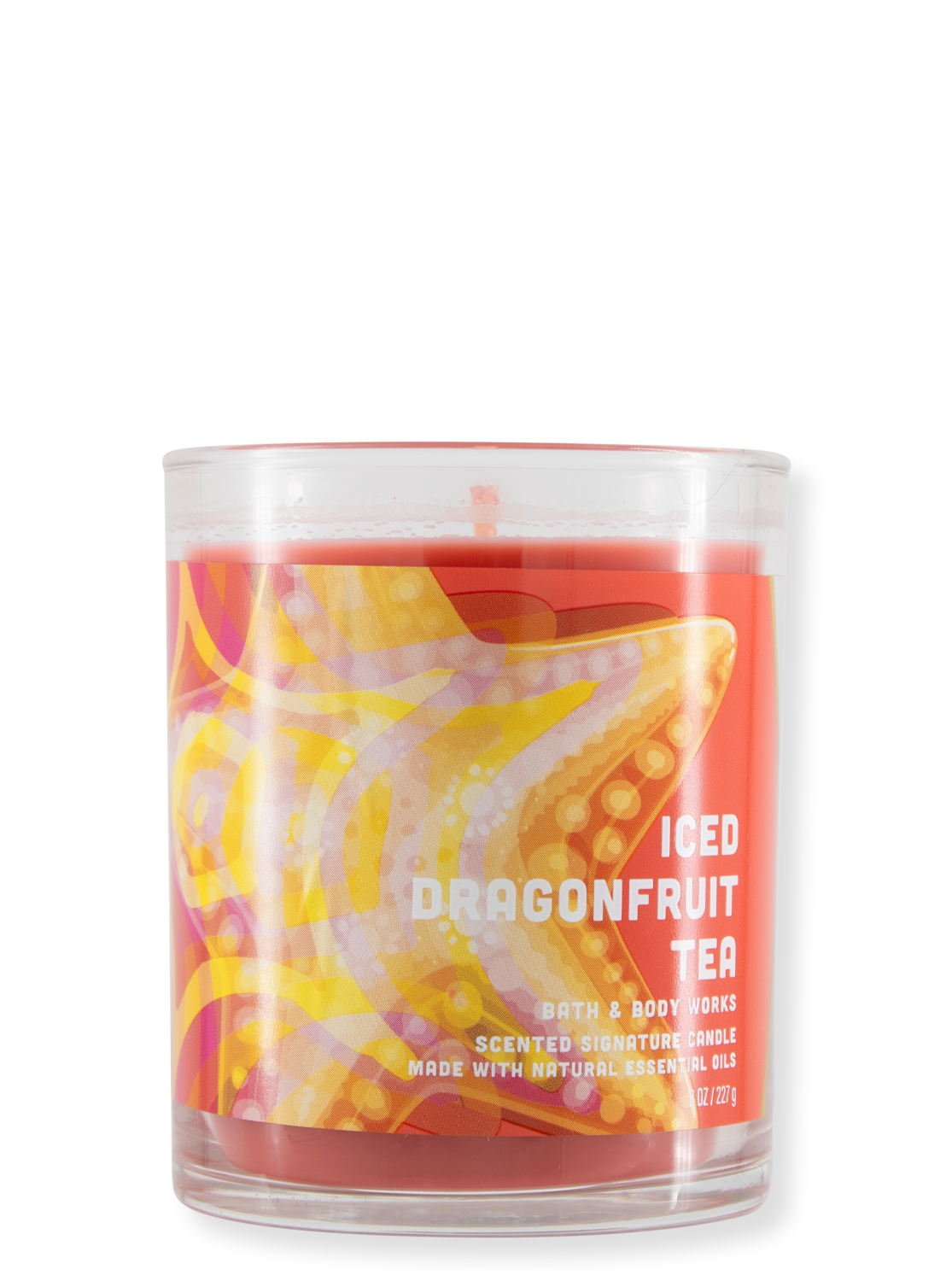 1 -Als kaarsen - Iced Dragonfruit Tea - 227G