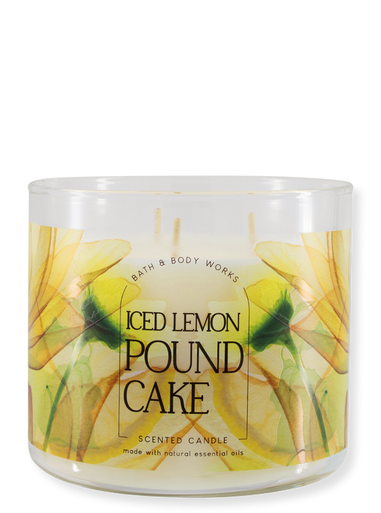 3 -Docht candle - Iced Lemon Pound Cake - 411g