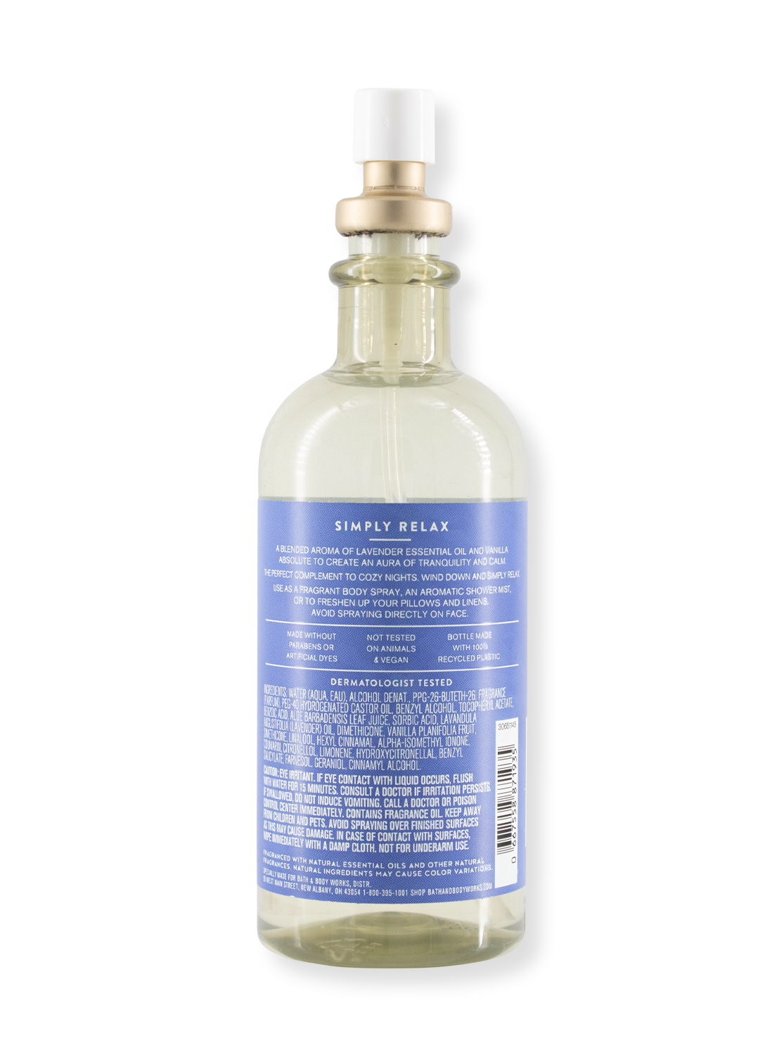 Body Spray / Pillow Mist - AROMA - Simply Relax - Lavender Vanilla - 156 ml