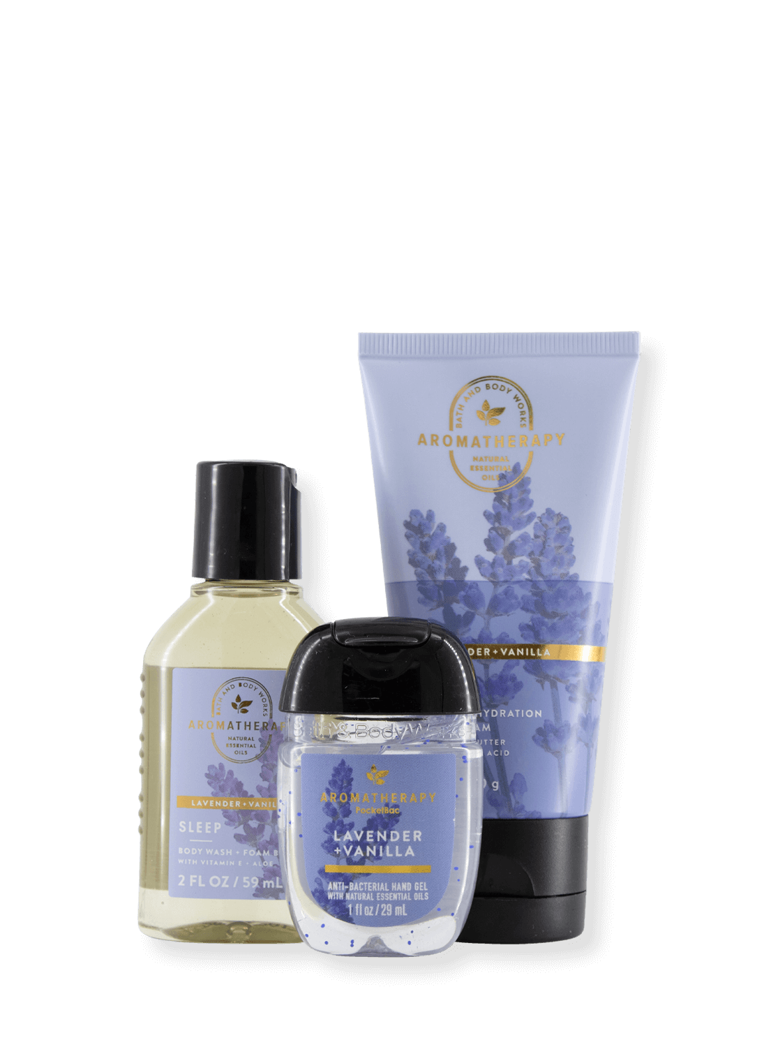 Gift set - aromatherapy - Sleep Lavender & Vanilla - 88ml/70g