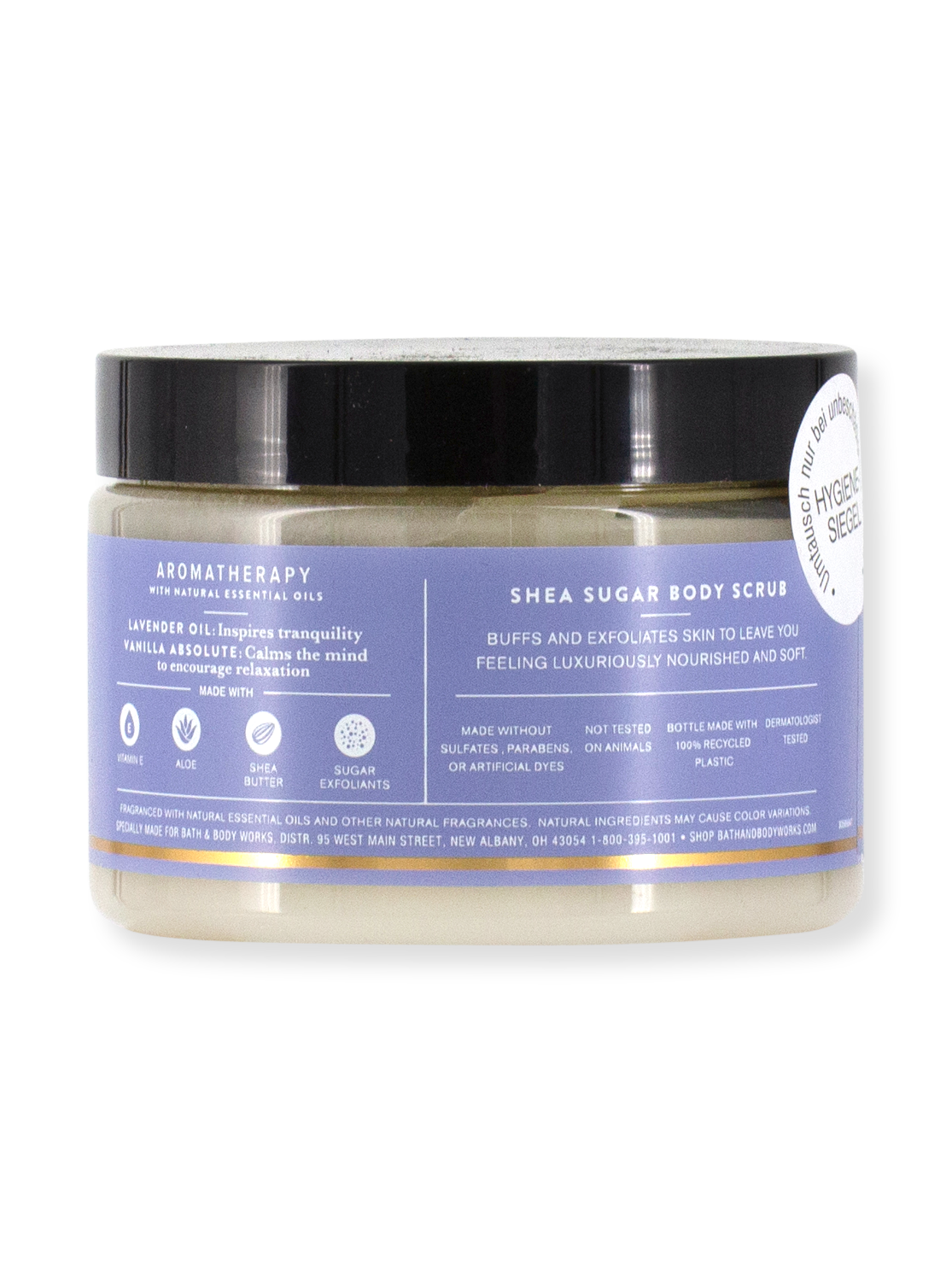 Body Scrub - Aromatherapy - Lavender & Vanilla - 355G