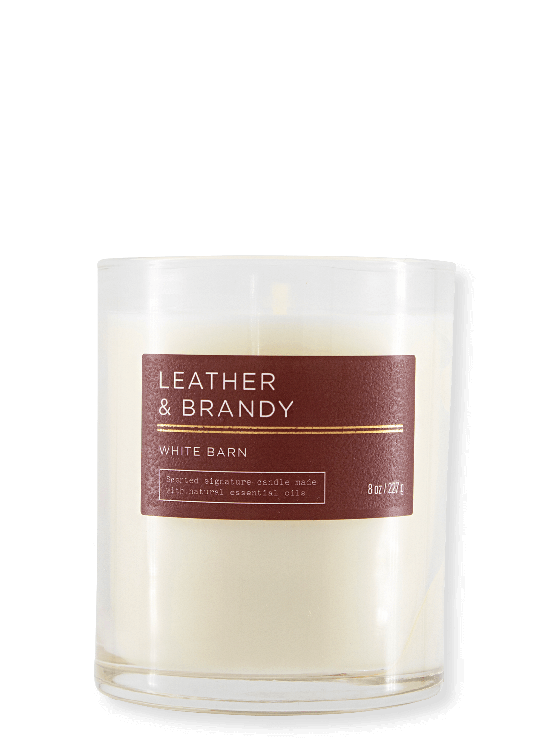 1-Docht Kerze - Leather & Brandy - 227g