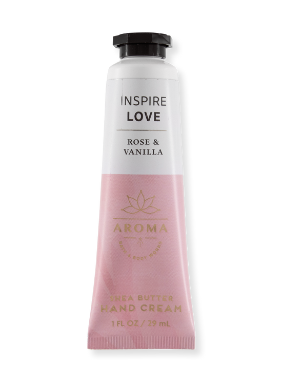 Crème pour les mains - Aroma - Inspire Love - Rose & Vanilla - 29ml