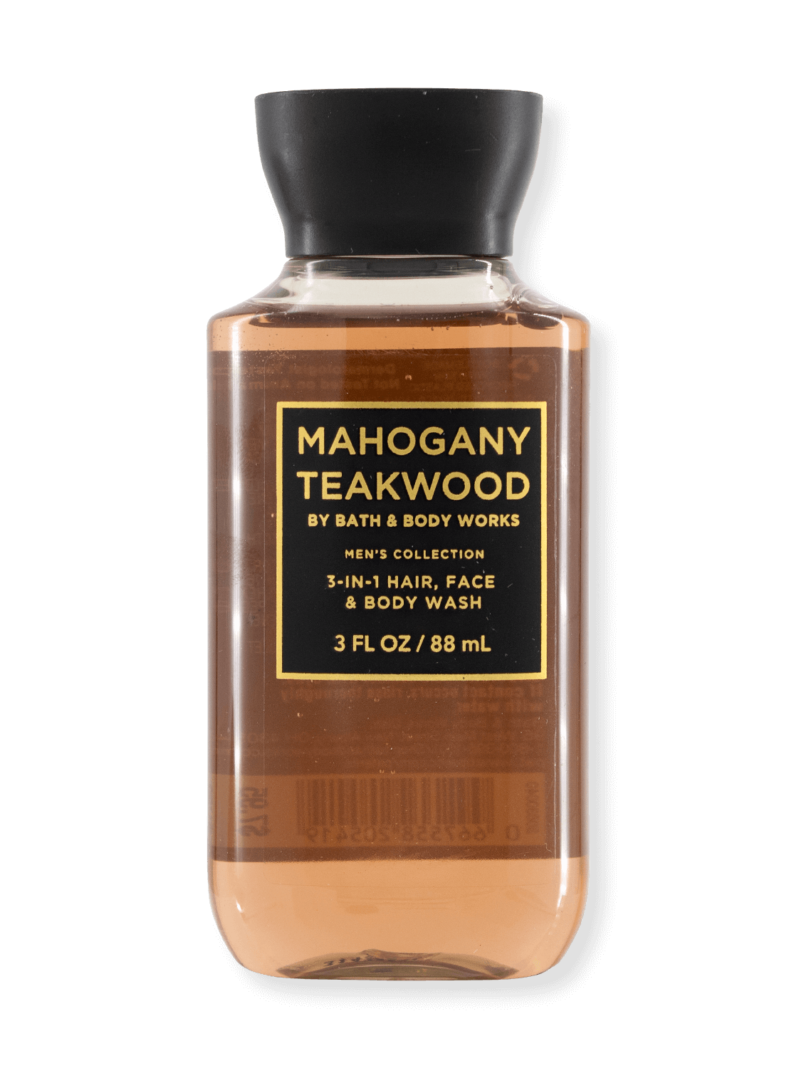 3in1 - Haar - Face & Body Wash - Mahonie teakwood - voor mannen - (reisformaat) - 88 ml