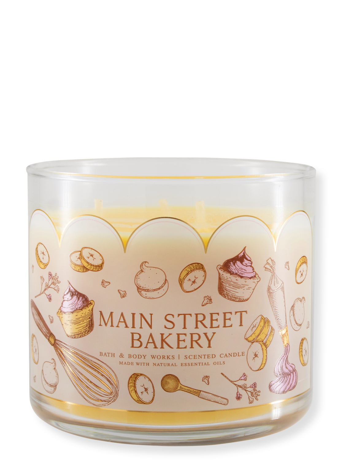 3 -Docht candle - Main Street Bakery - Limited Edition - 411G