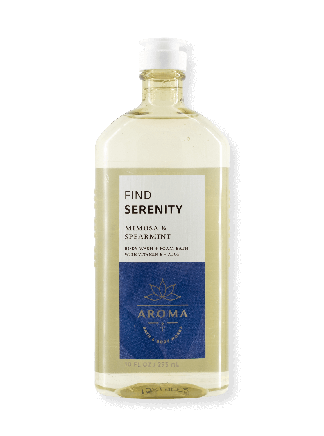 Sale - shower gel & bubble bath - aroma - Find Serenity - Mimosa & Spearmint - 295ml