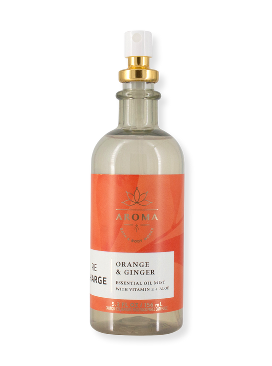 Spray body / oreiller brume - arôme - recharge - orange et gingembre - 156 ml